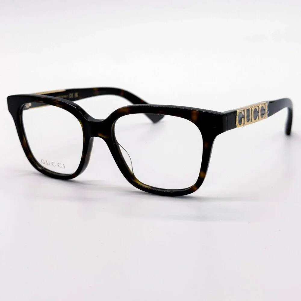 NEW GUCCI GG1192O 002 EYEGLASSES WOMEN HAVANA EYEWEAR